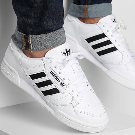 Adidas Originals - Baskets Continental 80 Stripes JQ9064 Footwear White Core Black