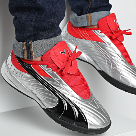 Puma - Entrenadores V-S2 Goalgetter 403282 Puma Plata Para Todos los Tiempos Rojo