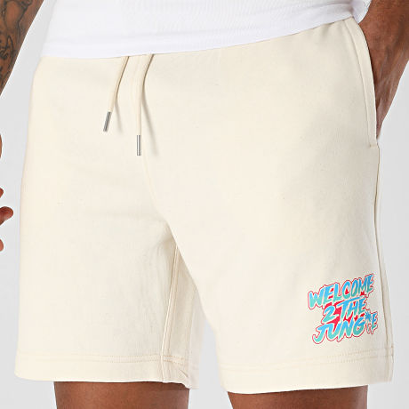 Mougli x La Jungle - Welcome 2 The Jungle Pantalón Corto Beige Azul