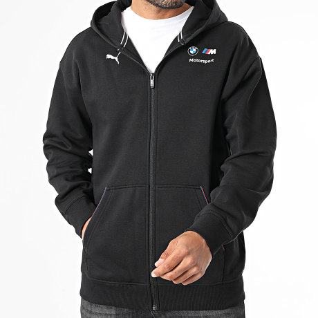 Puma - BMW MMS Essential Hooded Zip Sweat 633049 Zwart