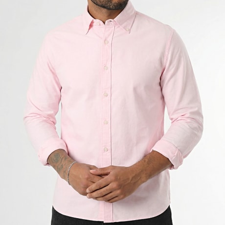 LBO - Chemise Manches Longues Oxford 0011 Rose