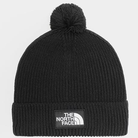 The North Face - Logo Box Pom Beanie A8CHF Nero