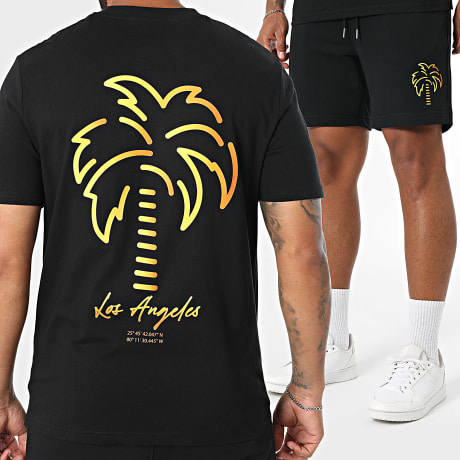 Luxury Lovers - Vice City 2 - Set di maglietta nera e pantaloncini da jogging