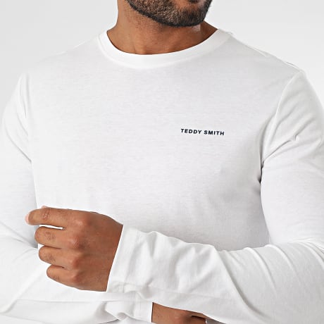 Teddy Smith - Tee Shirt Long Sleeve 11017085D White