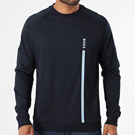 BOSS - Tee Shirt Manches Longues Authentic 50545558 Bleu Marine