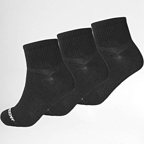 Jack And Jones - 3 Pares Calcetines Luca Negro