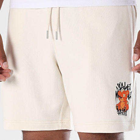 Sale Môme Paris - NRV Calções de treino de peluche bege