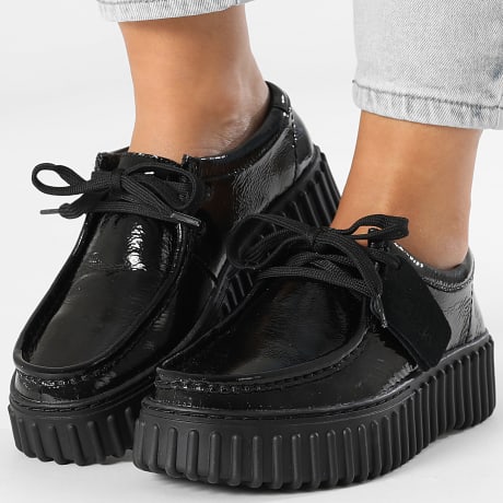 Clarks - Torhill Bee Black Patent Women's Shoes