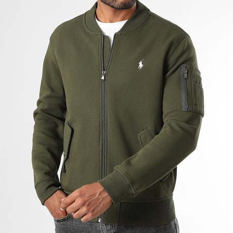 Polo Ralph Lauren - Veste Zippée Original Player Vert Kaki