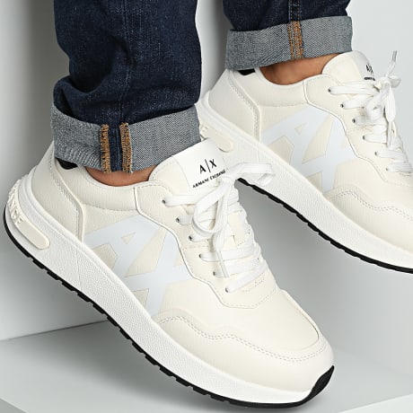 Armani Exchange - Baskets XM001683 Off White Negro