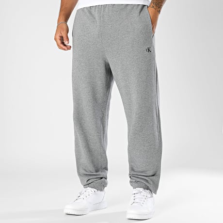 Calvin Klein - RD241 Pantalón de chándal gris jaspeado
