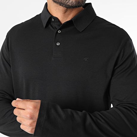 Calvin Klein - Polo Manches Longues 0EM90 Noir