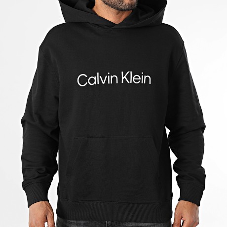 Calvin Klein - Sudadera con capucha Standard Logo 231G Negra