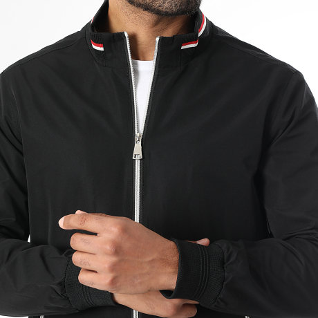 Classic Series - Chaqueta con cremallera y cuello alzado 2054 Negro
