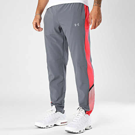 Under Armour - Pantalon Jogging A Bandes UA Velociti Storm 6005899 Gris Rose Argenté