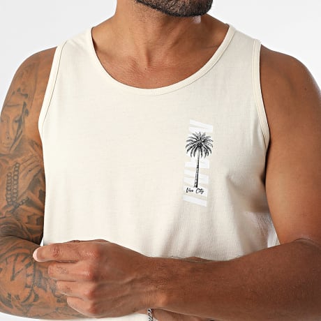 Luxury Lovers - Camisola interior Miami Palm Beige