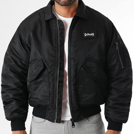 Schott NYC - Bomberjack 21090RS Zwart