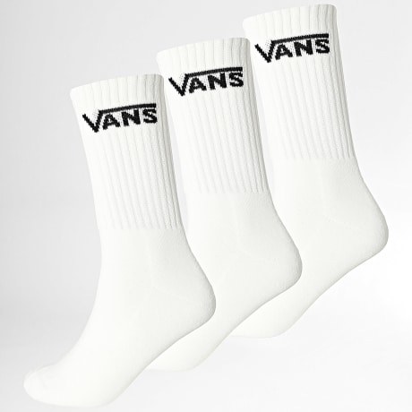 Vans - Lot De 3 Paires De Chaussettes 00QBV Blanc