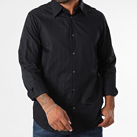 Armani Exchange - Long Sleeve Regular Fit Shirt XM001587 Navy Blue