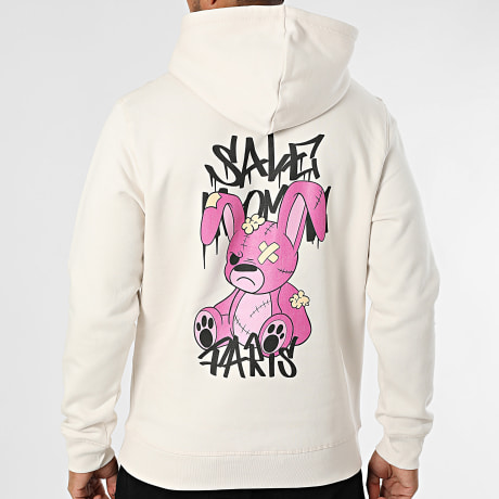 Sale Môme Paris - Sudadera con capucha NRV Beige Rabbit