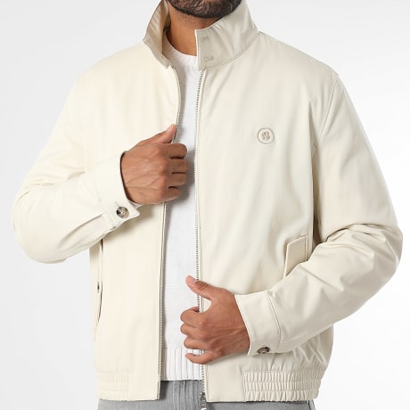 BOSS - Coiner 253 Zip Jas 50543184 Licht beige