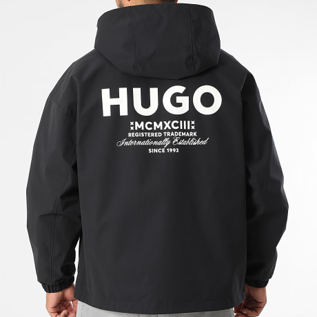 Hugo Blue - Bod 2531 50548719 Schwarz Kapuzenjacke mit Reißverschluss