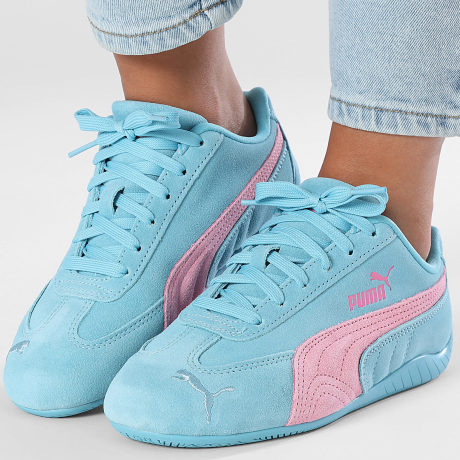 Puma - Baskets Femme SpeedCat OG Jr 401698 Aqua Posie Pink