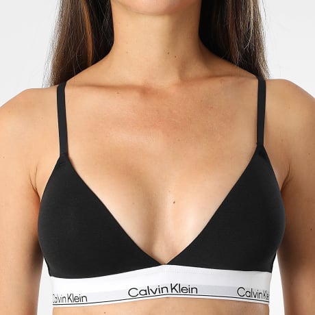 Calvin Klein - Women's Lightly Lined Triangle Bra QF8498 Black