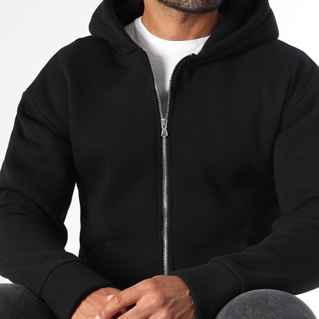 LBO - Camisola com Capuz Zíper 2232 Preto