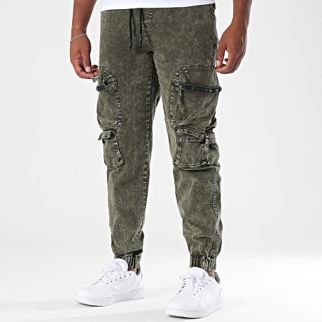 Uniplay - 737 Pantalones Cargo Caqui Verde