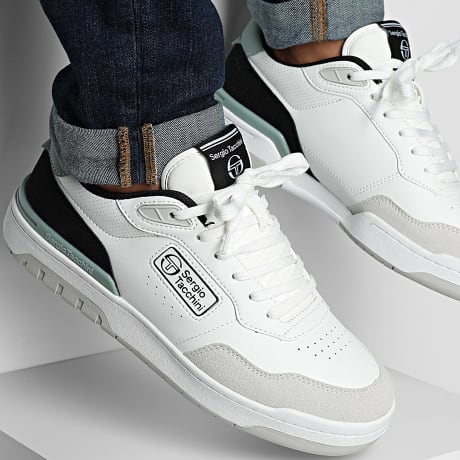 Sergio Tacchini - Baskets Livorno STM527003 White Grey Iceberg Green