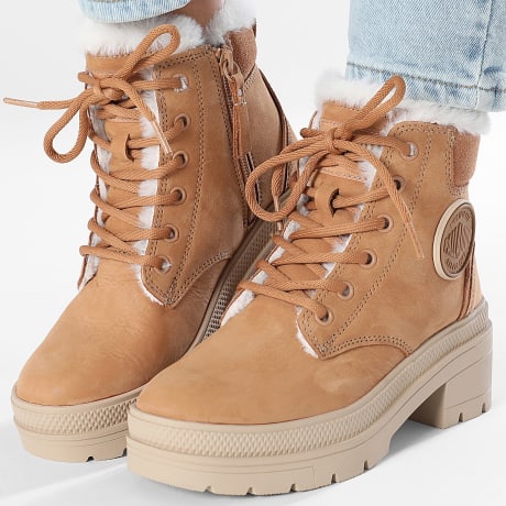 Palladium - Botas Mujer Pallarise 99527 Dear Marrón