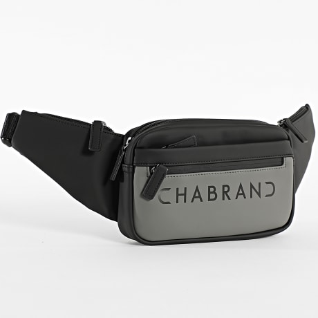 Chabrand - Bolsa de couro Banana 17218109 Preto Cinzento