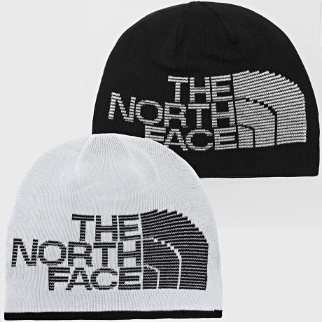 The North Face - Cappello Reversibile Highline A7WLA Nero Bianco