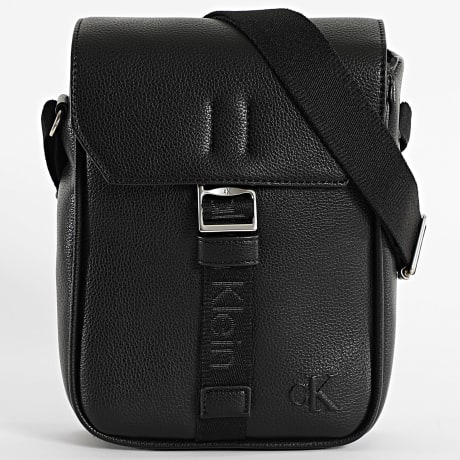 Calvin Klein - Bolsa de carga com aba Reporter 131G Preto