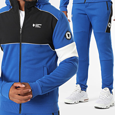 Comme Des Loups - Baltimora Tuta da ginnastica nera blu reale