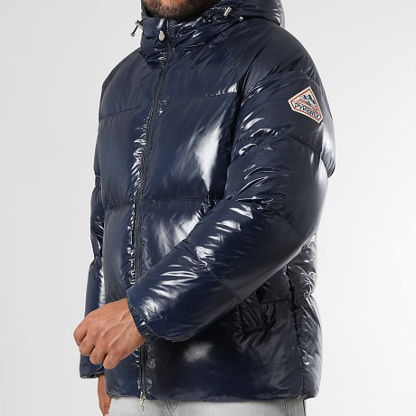 Pyrenex - Plumífero con capucha Sten Azul Marino