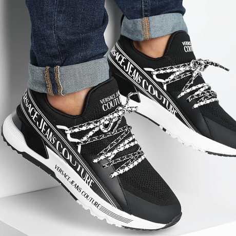 Versace Jeans Couture - Fondo Dynamic Sneakers 78YA3SA3-ZSD03 Zwart Wit