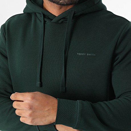 Teddy Smith - Nark Hoody 10816921D Donkergroen