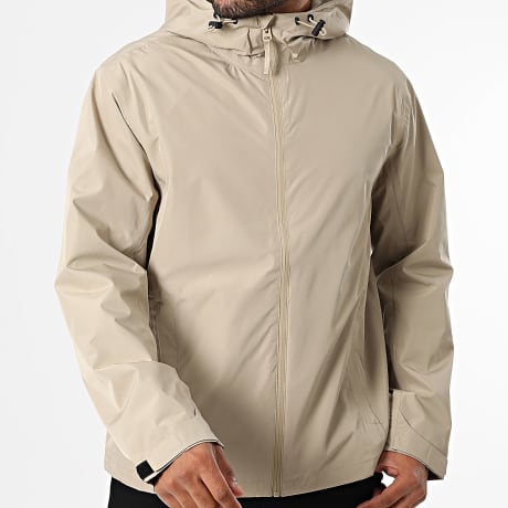 Jack And Jones - Flynn Chaqueta funcional con cremallera y capucha beige