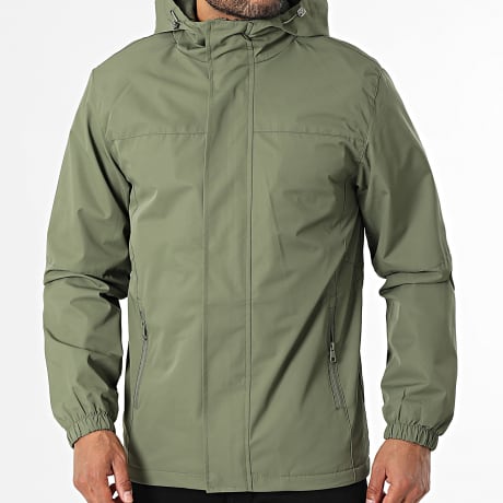 Fins de Séries - P53 Chaqueta con capucha y cremallera Verde caqui