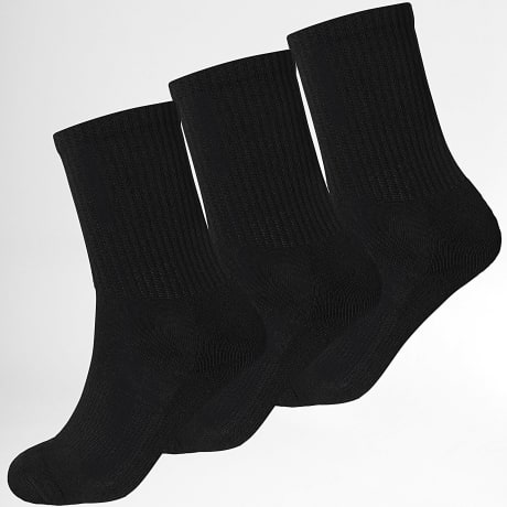 Urban Classics - Lote de 3 pares de calcetines TB1471 Negro