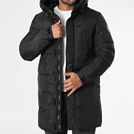 Kymaxx - Parka Capucha Negra