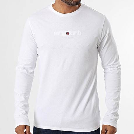 Teddy Smith - Tee Shirt Long Sleeve Regular Fit 11017931D White