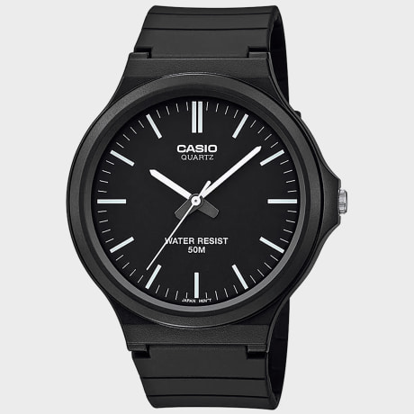 Casio - Horlogecollectie MW-240-1EVEF Zwart Zilver