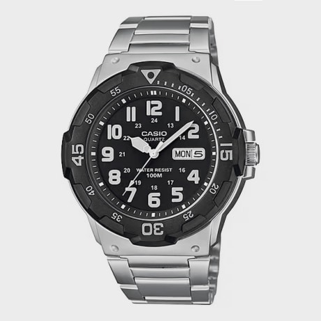 Casio - Montre MRW-200HD-1BVEF Argenté Noir