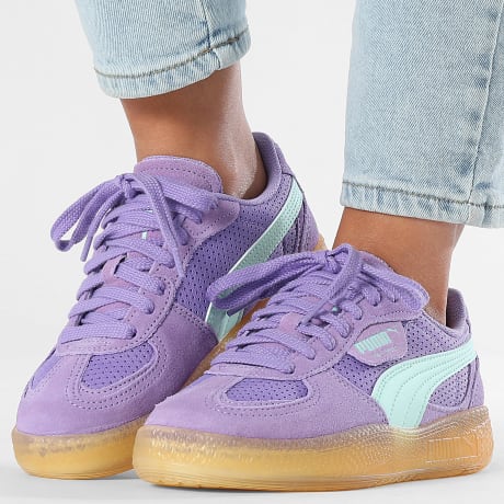 Puma - Baskets Femme Palermo Moda Vintage 398824 Lavender Alert Mint Melt
