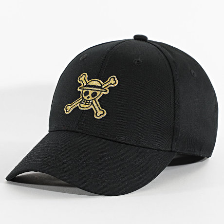 One Piece - Casquette Mugiwara Noir Doré
