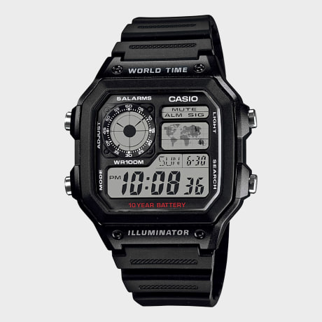 Casio - Horloge Collection AE-1200WH-1AVEF Zwart