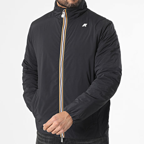 K-Way - Zipped Jacket Valentine Plain Warm K2136CW Black